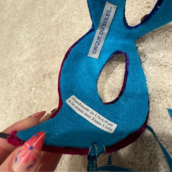 Cirque Du Soleil Mask From Las Vegas Fairy Insect Fantasy Masquerade Halloween - Picture 10 of 11